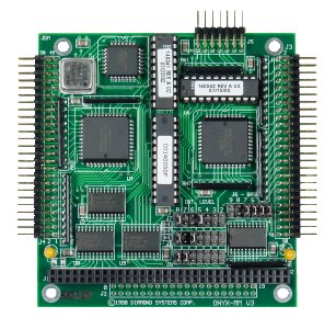 Onyx-MM Digital I/O Module: I/O Expansion Modules, Wide-temperature PC/104, PC/104-<i>Plus</i>, PCIe/104 / OneBank, PCIe MiniCard, and FeaturePak modules featuring programmable bidirectional digital I/O, counter/timers, optoisolated inputs, and relay outputs., PC/104